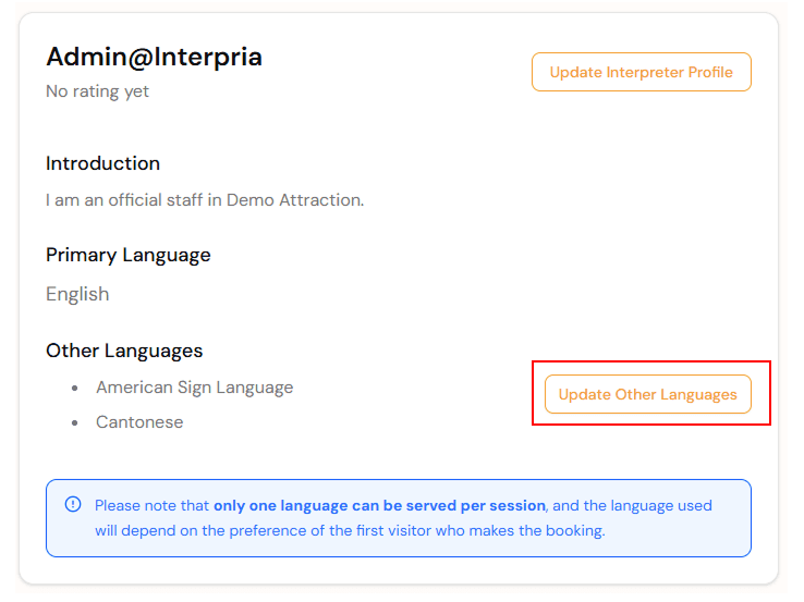 Update languages